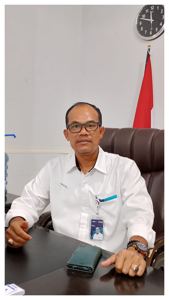 Hamdani, Kacab Perum Bulog Cabang Merangin.(DETAIL/Daryanto)