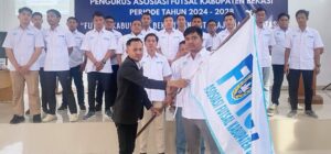 Pengurus Asosiasi Futsal Kabupaten Bekasi Periode 2024-2028 Resmi Dilantik