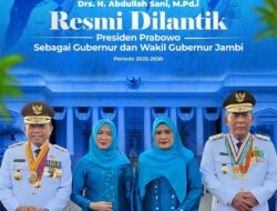Resmi Dilantik Menjadi Gubernur Bersama Wakilnya, Al Haris: “Mari kita Bergandengan Tangan Membangun Jambi yang lebih baik Periode 2025-2030”
