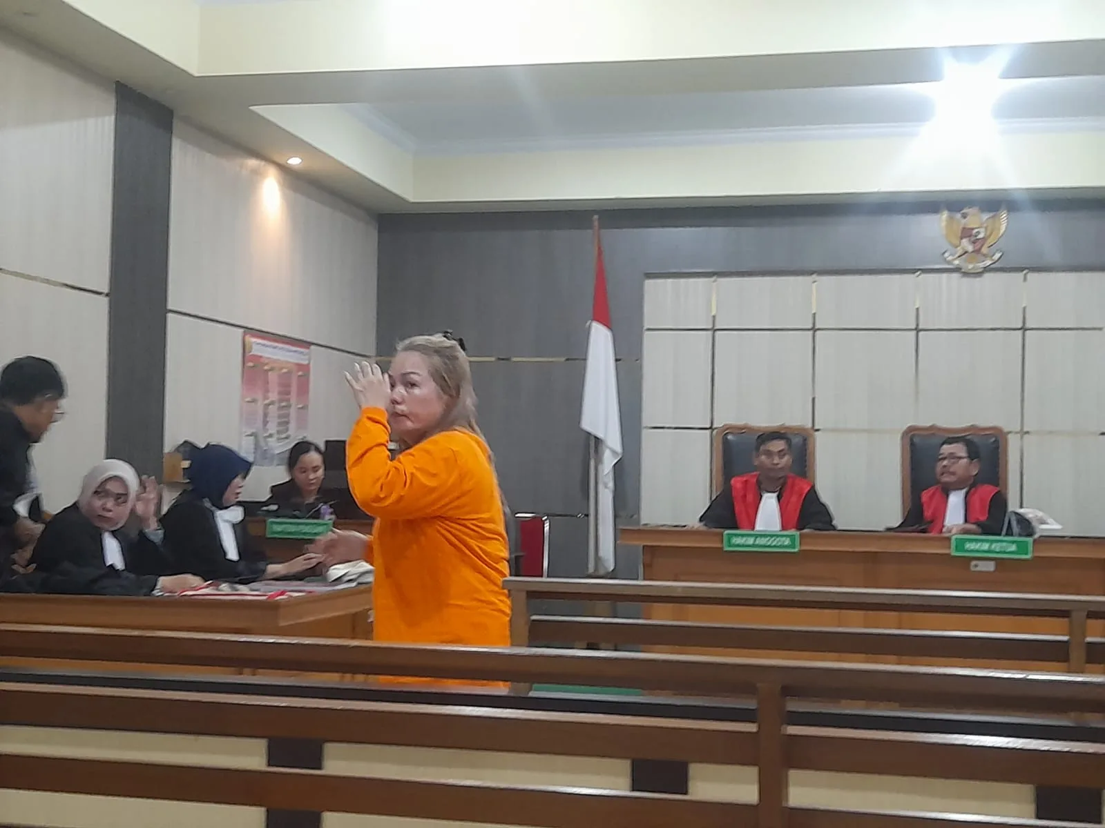 Pengendali jaringan narkoba Jambi, Helen Dian Krisnawati. (DETAIL/Juan)