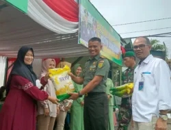 Bazar Ramadhan Kodim 0420/Sarko, Wujud Nyata TNI dengan Rakyat