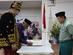 Pisah Sambut Pj Bupati Merangin Disaksikan Gubernur Jambi