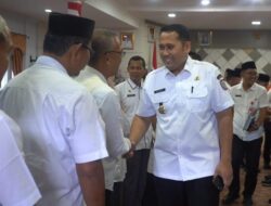 Bupati H M Syukur Gelar Rapat Perdana dengan OPD