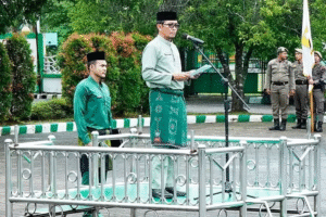 Wakili Bupati, Asisten I Setda Rifa’i Pimpin Upacara Peringatan HUT Ke-68 Provinsi Jambi di Batanghari