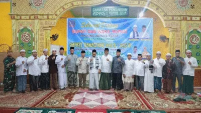 Bupati dan Wakil Bupati Tanjungjabung Barat Safari Ramadhan di Masjid Sabilul Huda Teluk Nilau