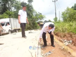 Bupati Muaro Jambi ‘Gerak Cepat’ Cek Proyek Jalan, Pastikan Tidak Ada Pekerjaan Asal-Asalan