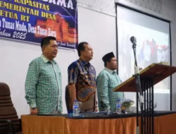 Bupati BBS Buka Pelatihan Peningkatan Kapasitas Aparatur Desa dan RT di Kecamatan Sekernan
