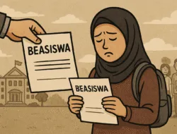 “Dengan nilai yang baik dan tekad yang tak pernah padam, ia berkali-kali mendaftar beasiswa, tetapi sistem terus menyingkirkannya.”