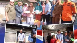 Wabup Muaro Jambi Serahkan Bantuan bagi Warga Terdampak Angin Puting Beliung di Kumpeh