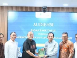 Bupati BBS Audensi Dan Gandeng Badan Bank Tanah,Fokus Perjuangkan Atasi Konflik Tanah dan Tata Kelola Lahan